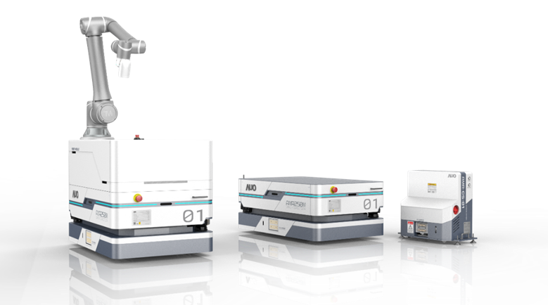 九洲国际數位開發的自主式移動機器人（AMR250M），搭配全向輪並結合AI演算法、2D LiDAR、3D攝影機等技術，協助客戶實現產線全自動化